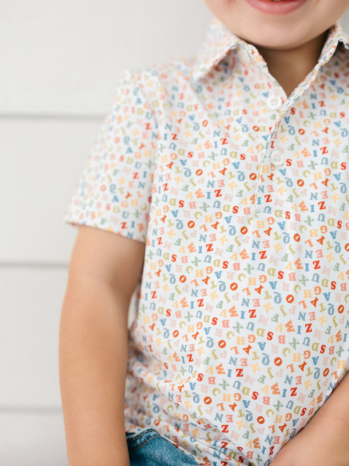 Poppy Kids Alphabet Boys' Polo