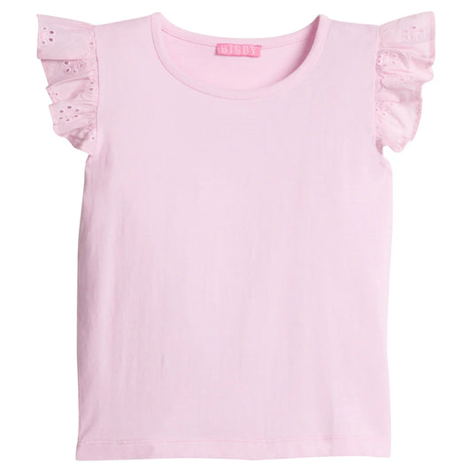 Bisby Eyelet Tank Pink
