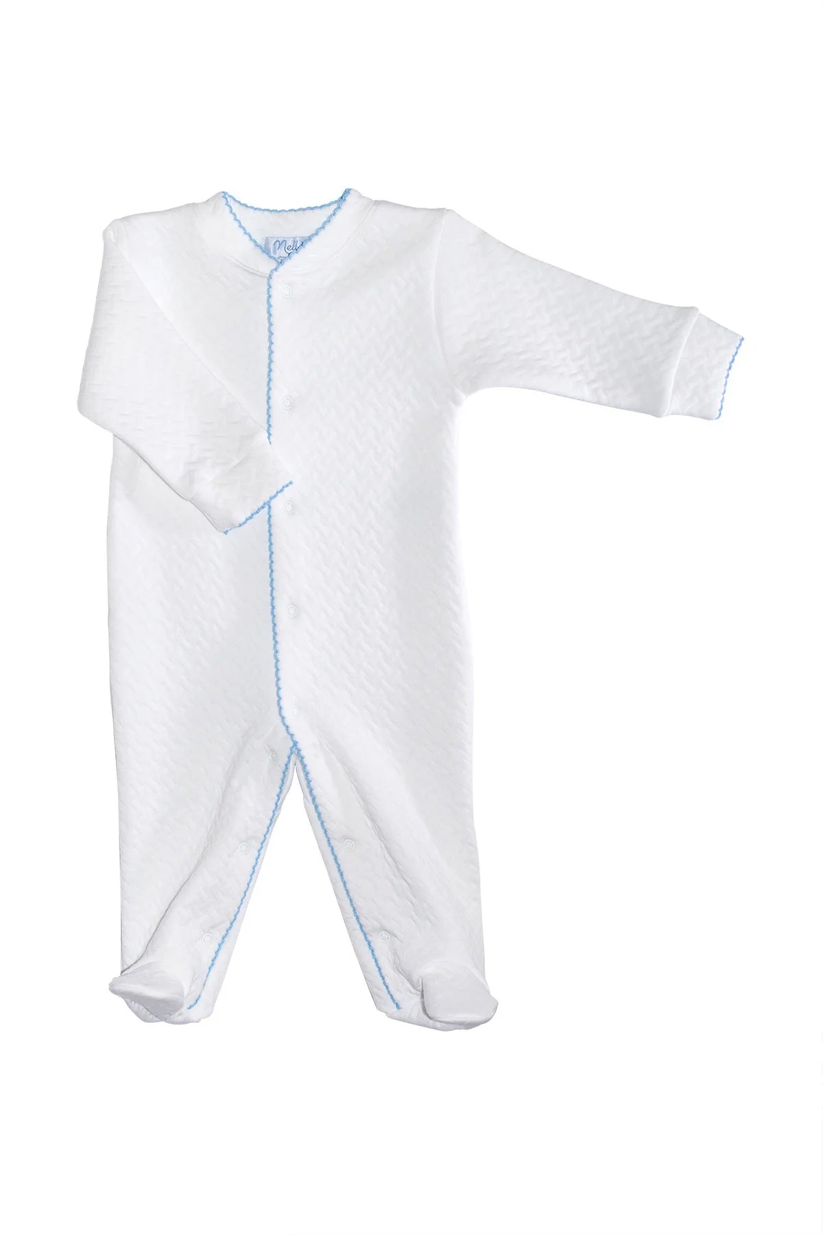 Nellapima Basket Weave Baby Footie