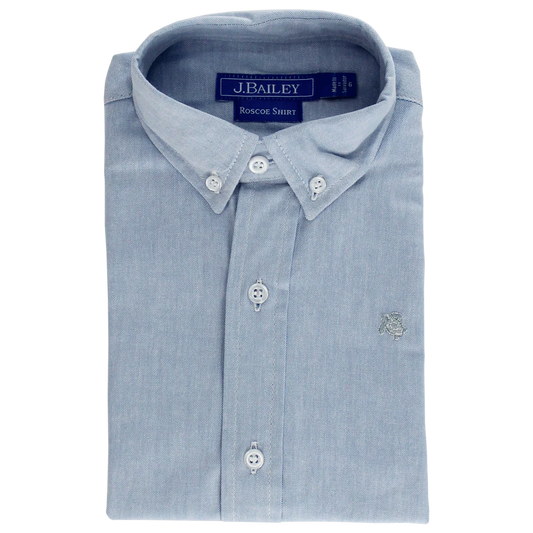 Bailey Boys Oxford Shirt- Blue Roscoe