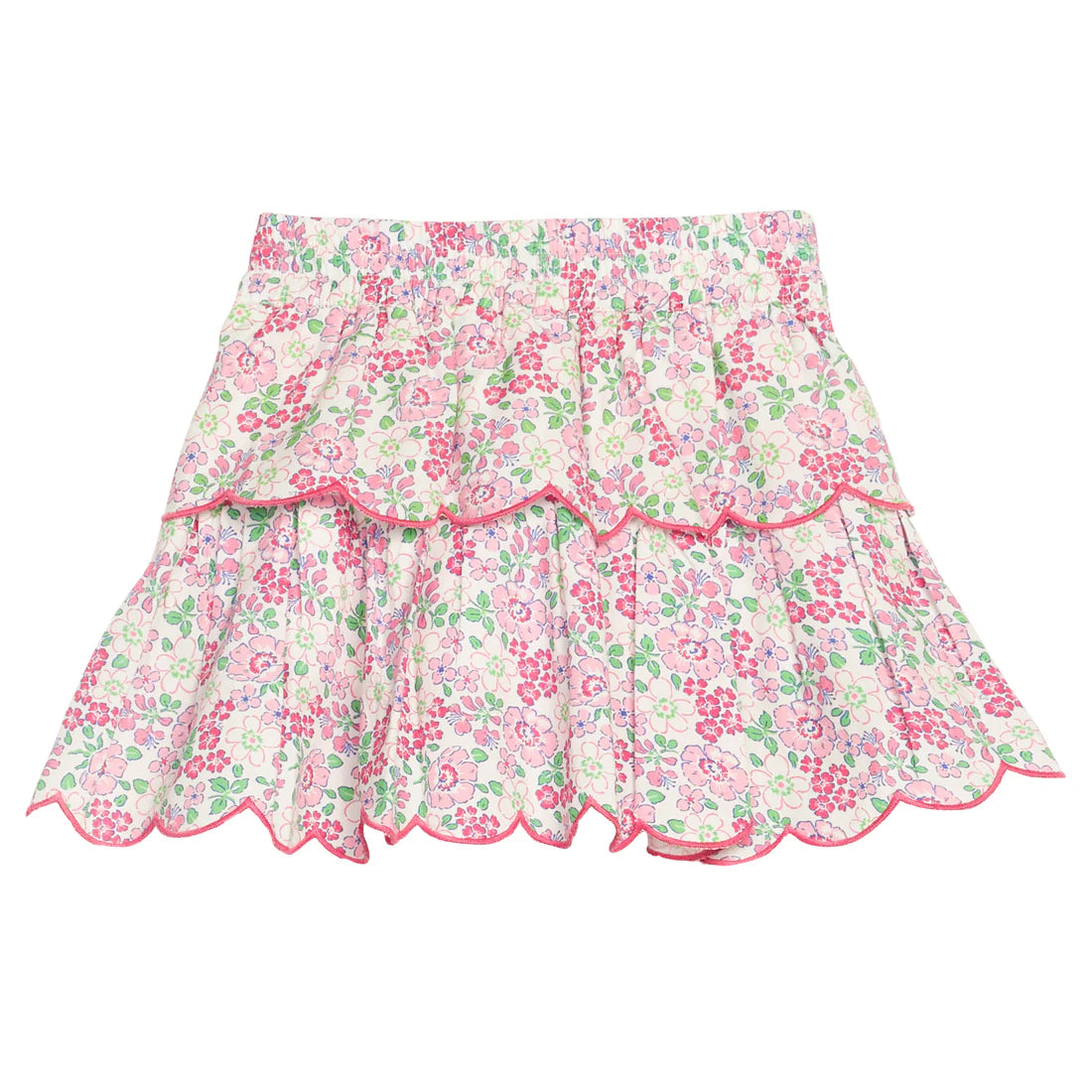 Bisby Two Tiered Skort Pink Bloomsbury Blossoms