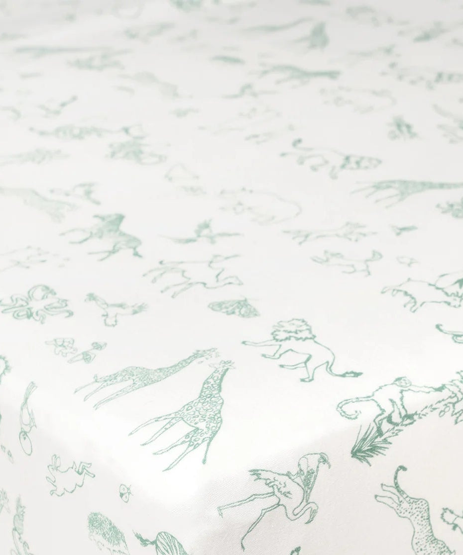 Oso & Me Marley zip pajama limited edition sage animal parade