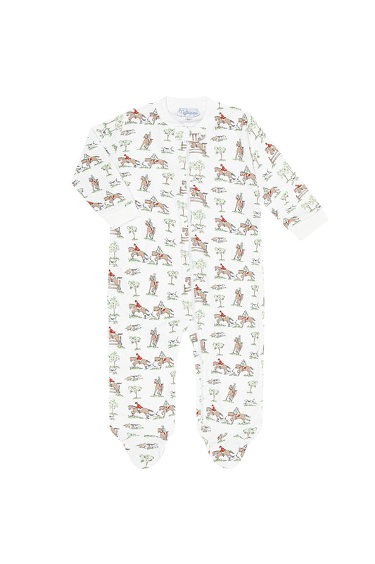 Nellapima Equestrian Chase Zipper Footie