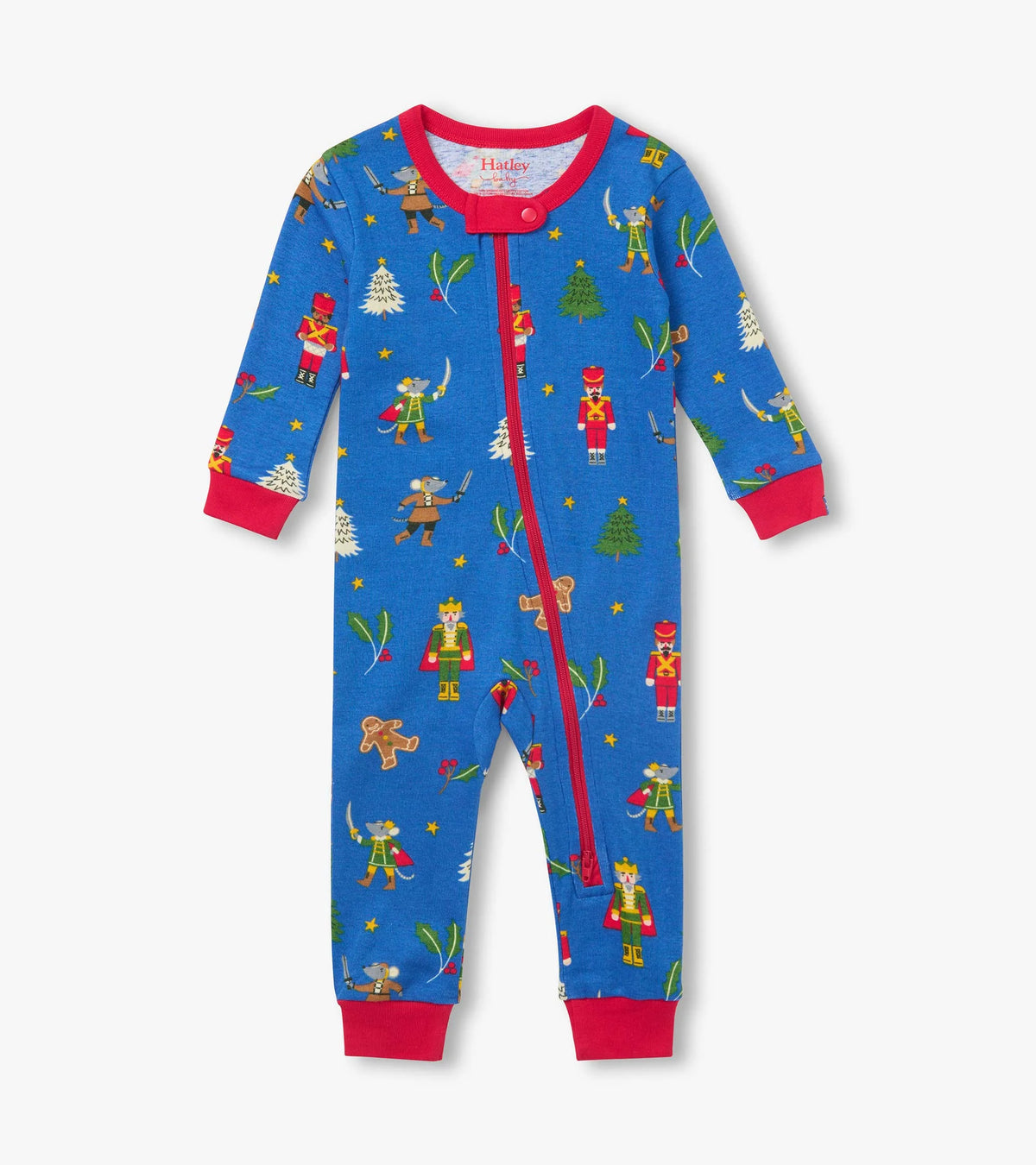 Hatley Baby Boys Blue Nutcracker Cotton Sleeper