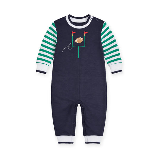 Florence Eiseman Knit Longall With Football Field Goal