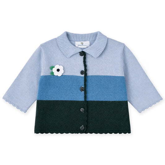 Florence Eiseman Cardigan Sweater with Flower