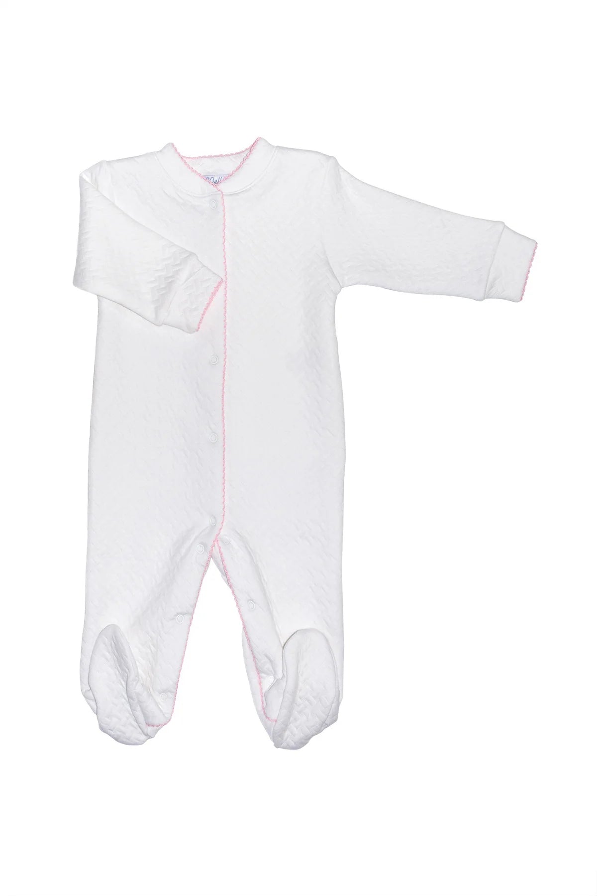 Nellapima Basket Weave Baby Footie