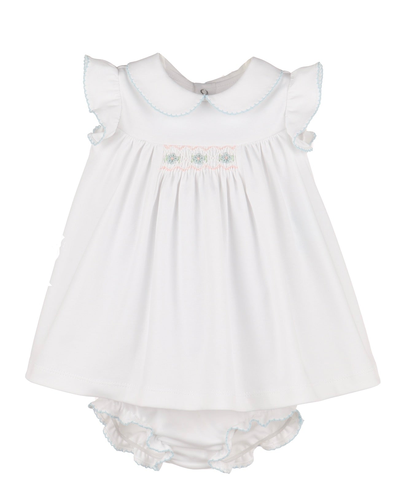 Luli & Me Summer Home float dress in blue
