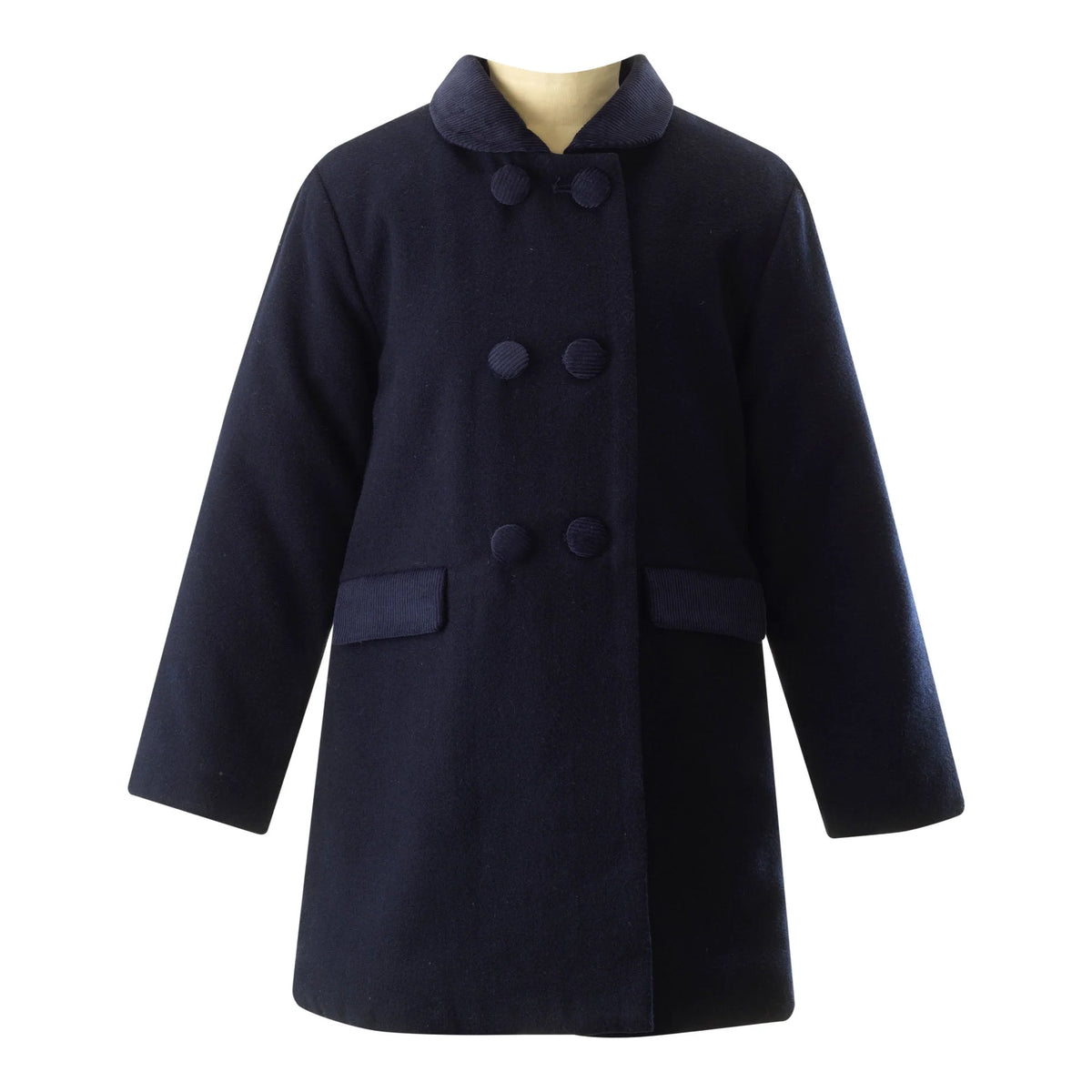 Rachel Riley Navy Trim Dress Coat