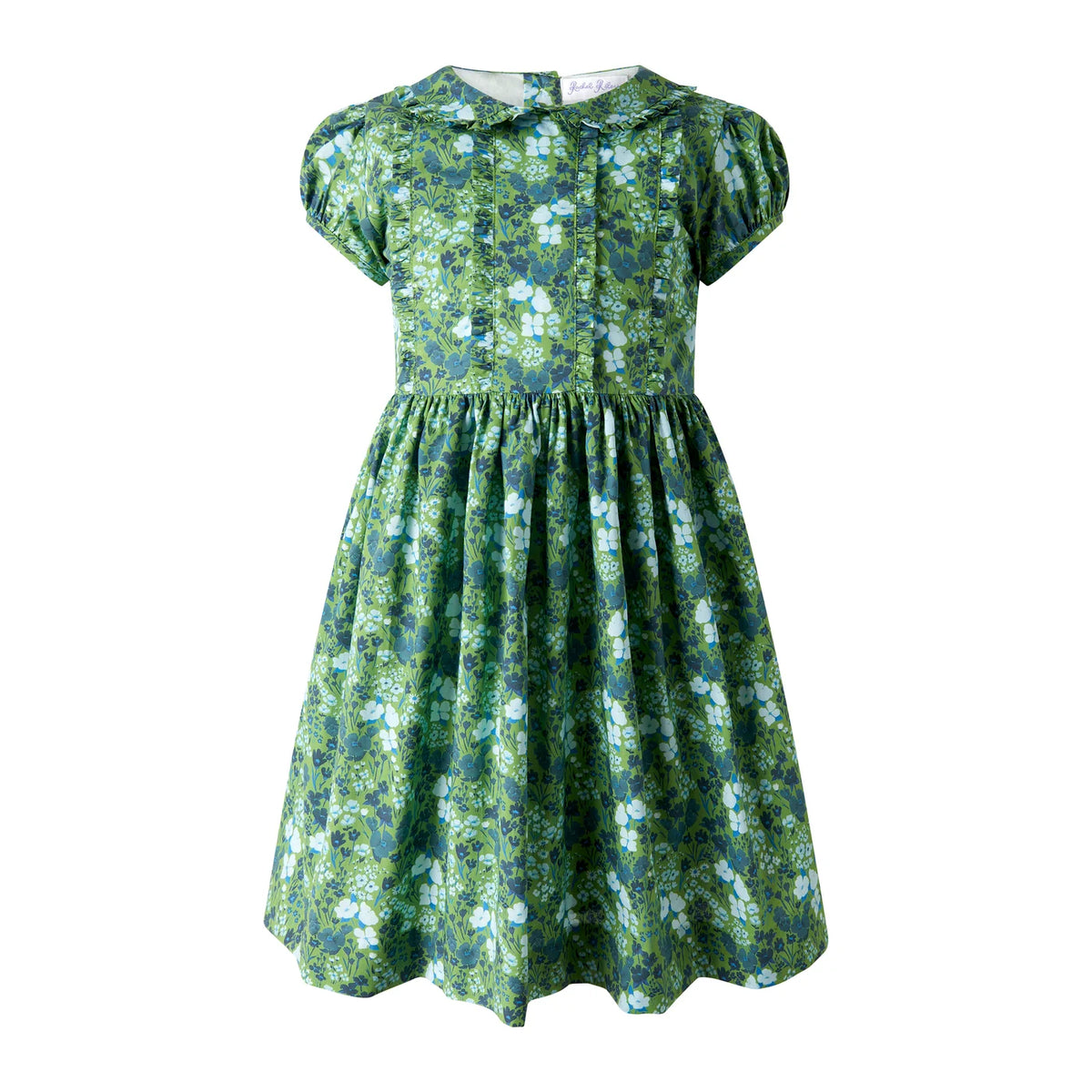 Rachel Riley Garden Floral Frill Front Dress