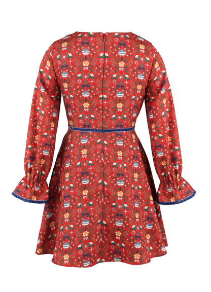 Gabby The Clara Dress, Red