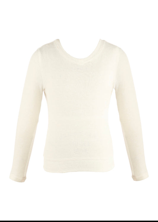 Gabby. The Lara Top, White