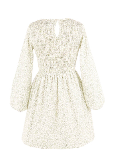 Gabby. The Sophie Shirred Dress, Green