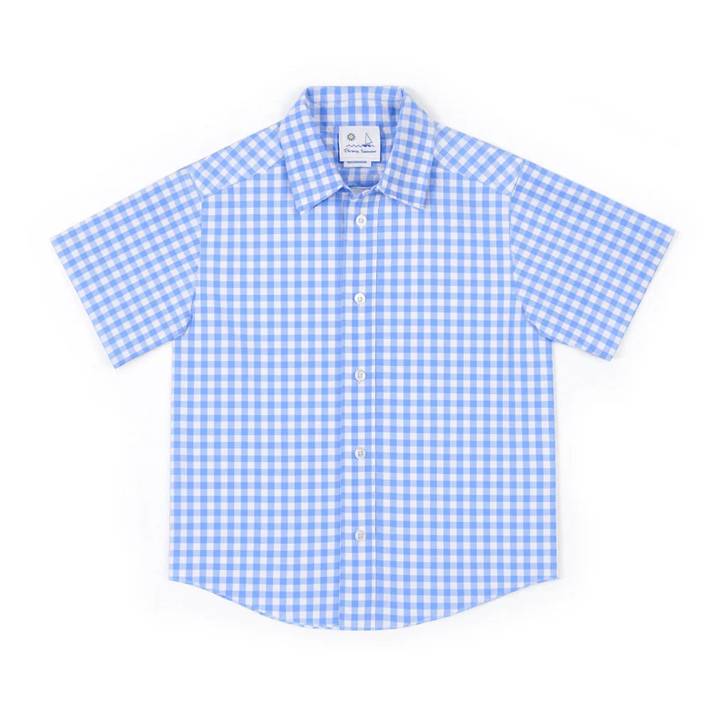 Florence Eiseman Gingham Camp Shirt