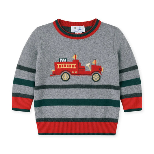 Florence Eiseman Sweater with Fire Truck