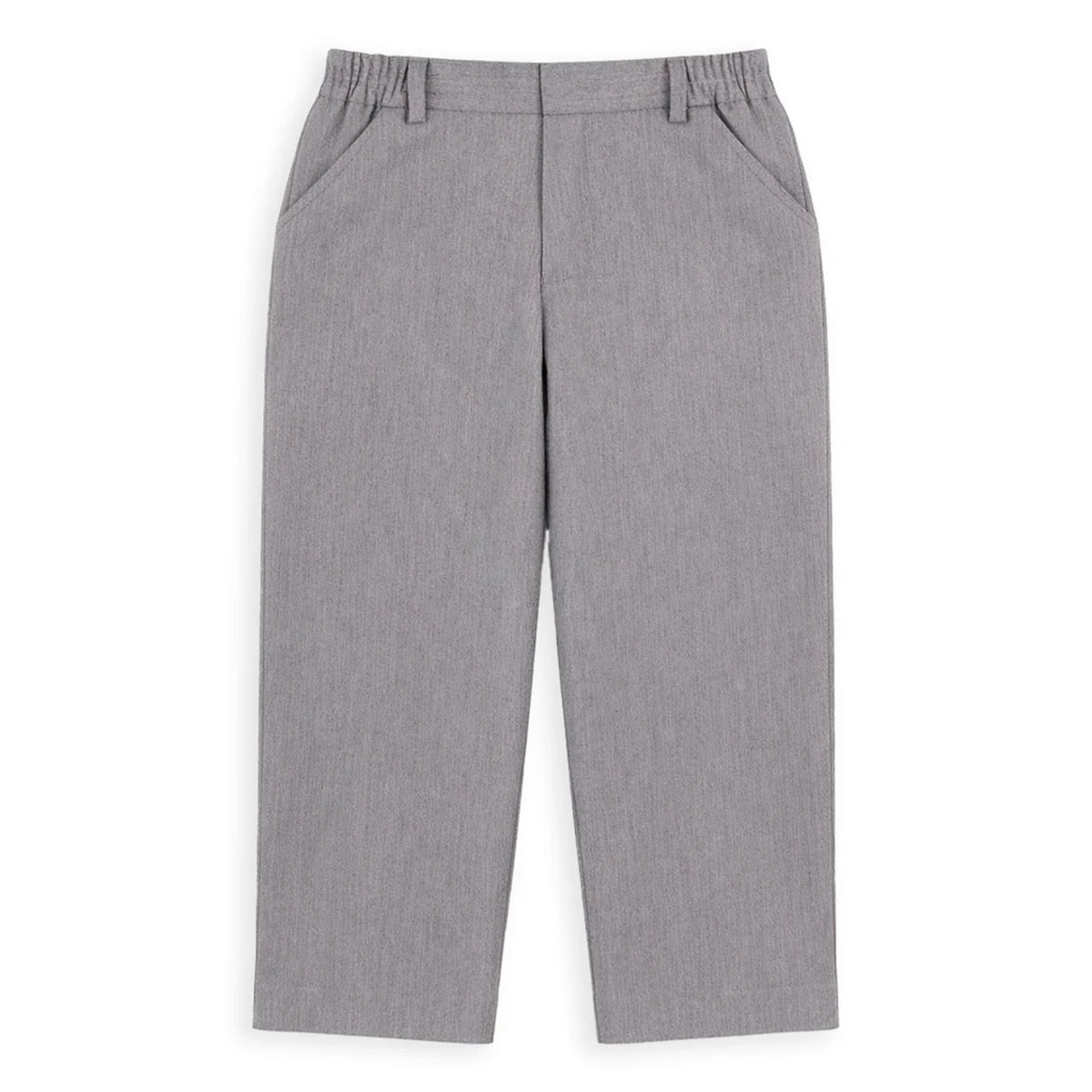 Florene Eiseman Twill Fake Fly Grey Pants