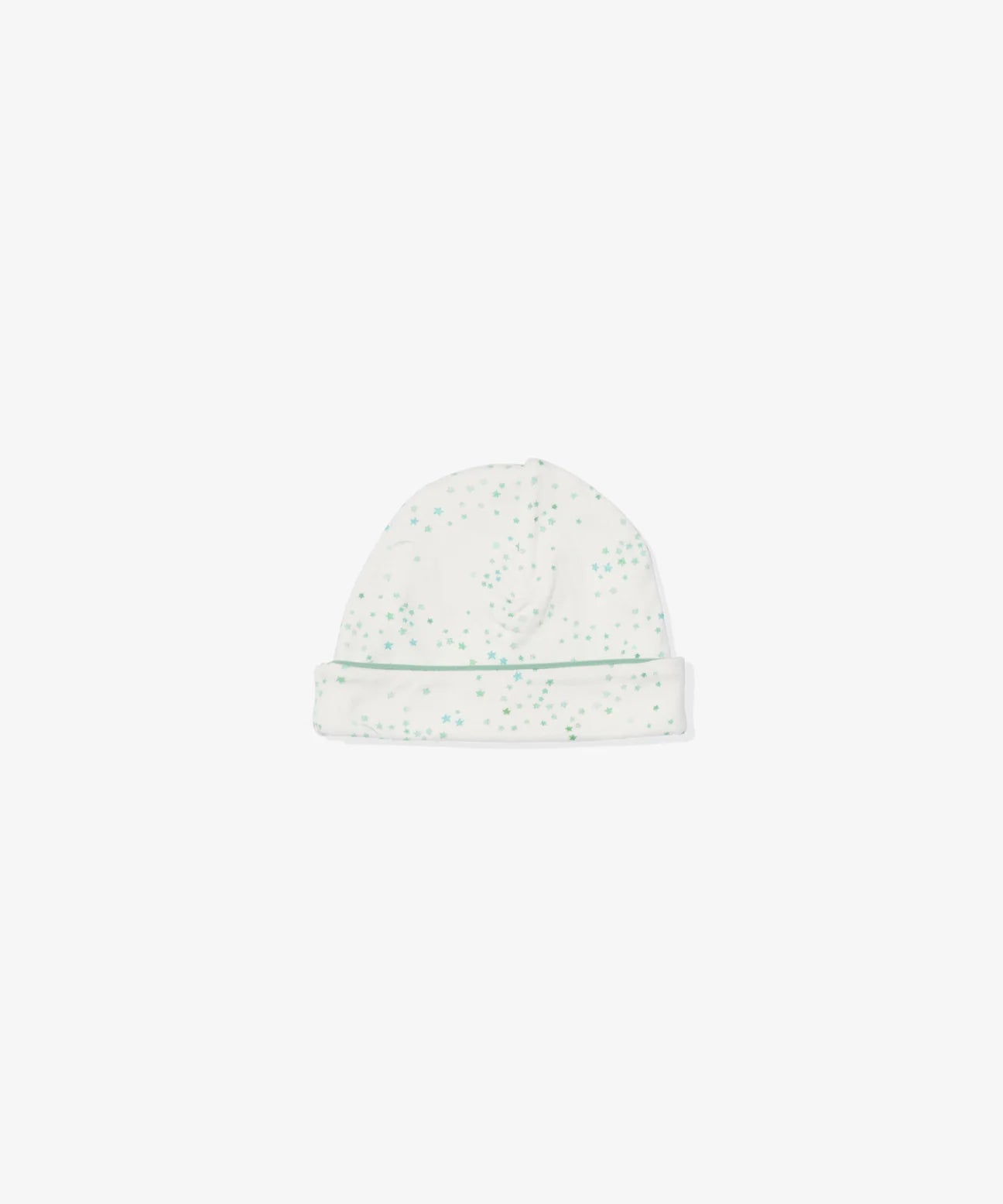 Oso & Me Hazy Hat organic cotton baby hat seafoam stars