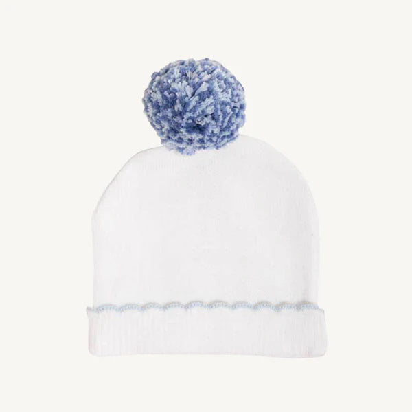 The Beaufort Bonnet Company I’m Here newborn knit hat blue