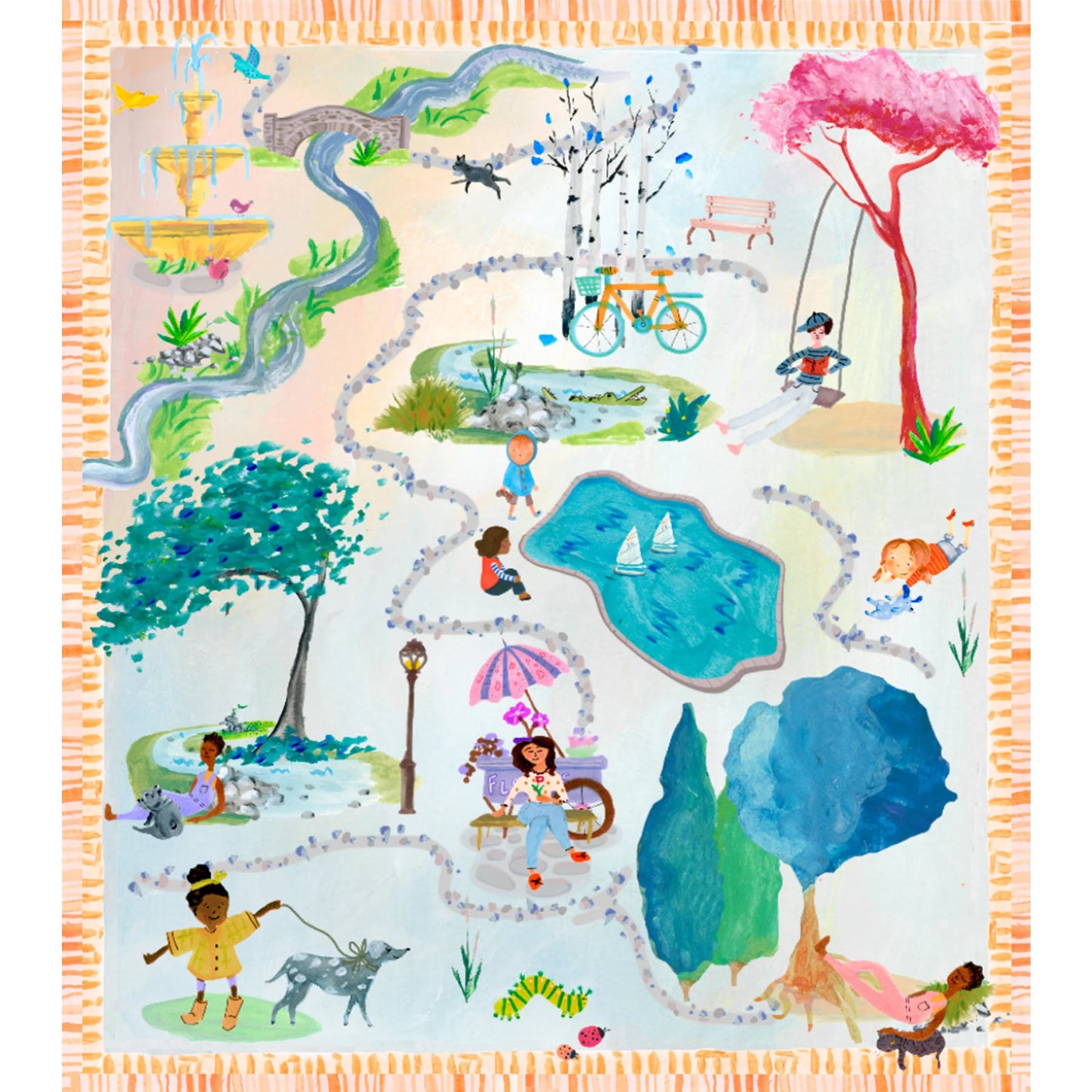 Imagination Park Blanket and Book