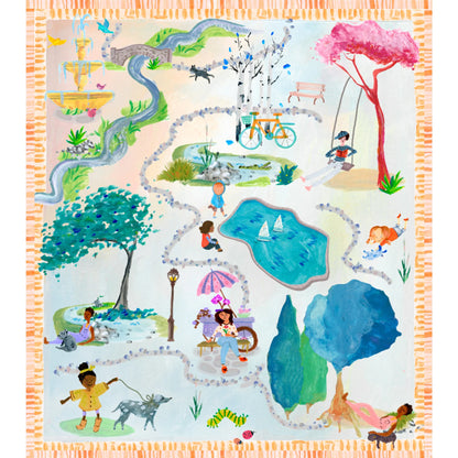 Imagination Park Blanket and Book