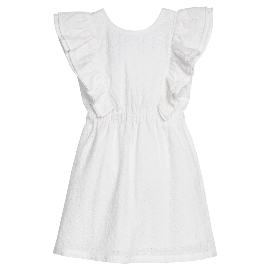 Bisby Sadie Dress- White Embroidery
