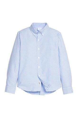 Little English boys button down shirt in Mayfair gingham
