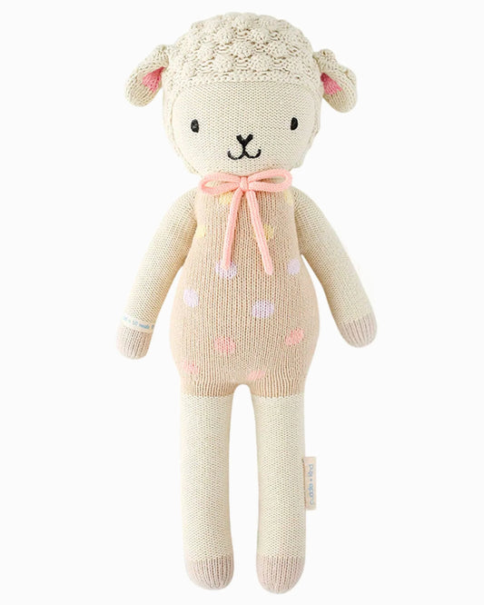 cuddle + kind Lucy the lamb (pastel)- little 13"