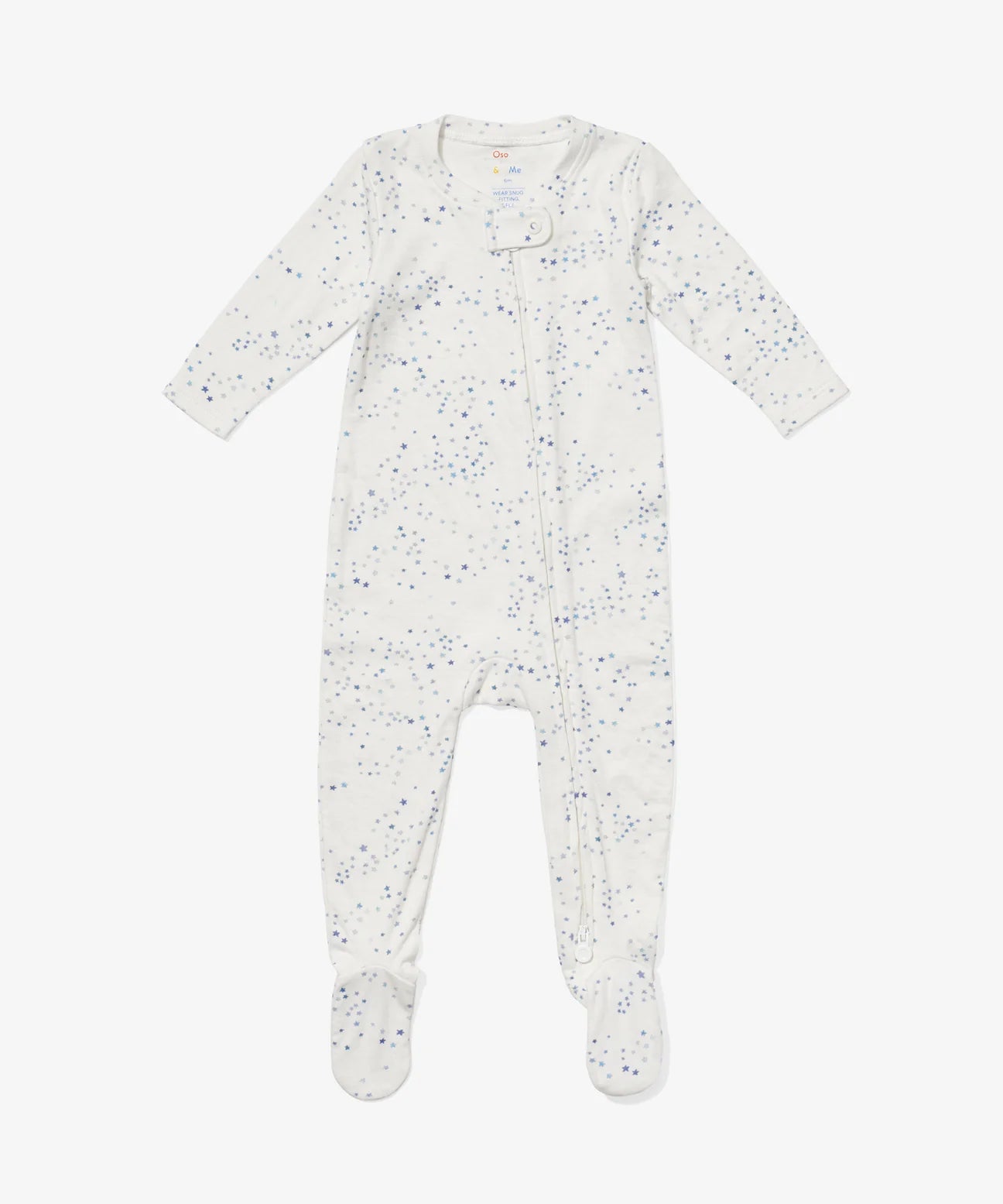 Oso & Me Marley zip pajama limited edition blue stars
