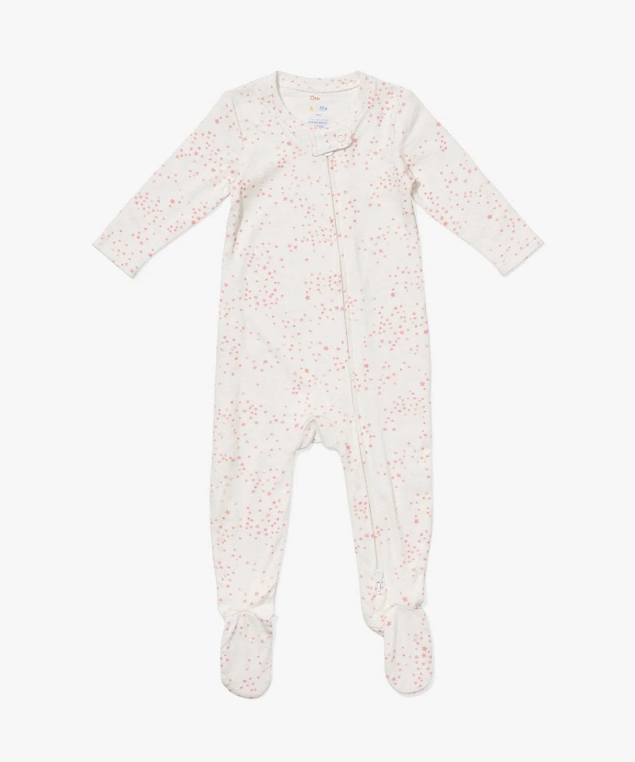 Oso & Me Marley zip pajama limited edition rose stars