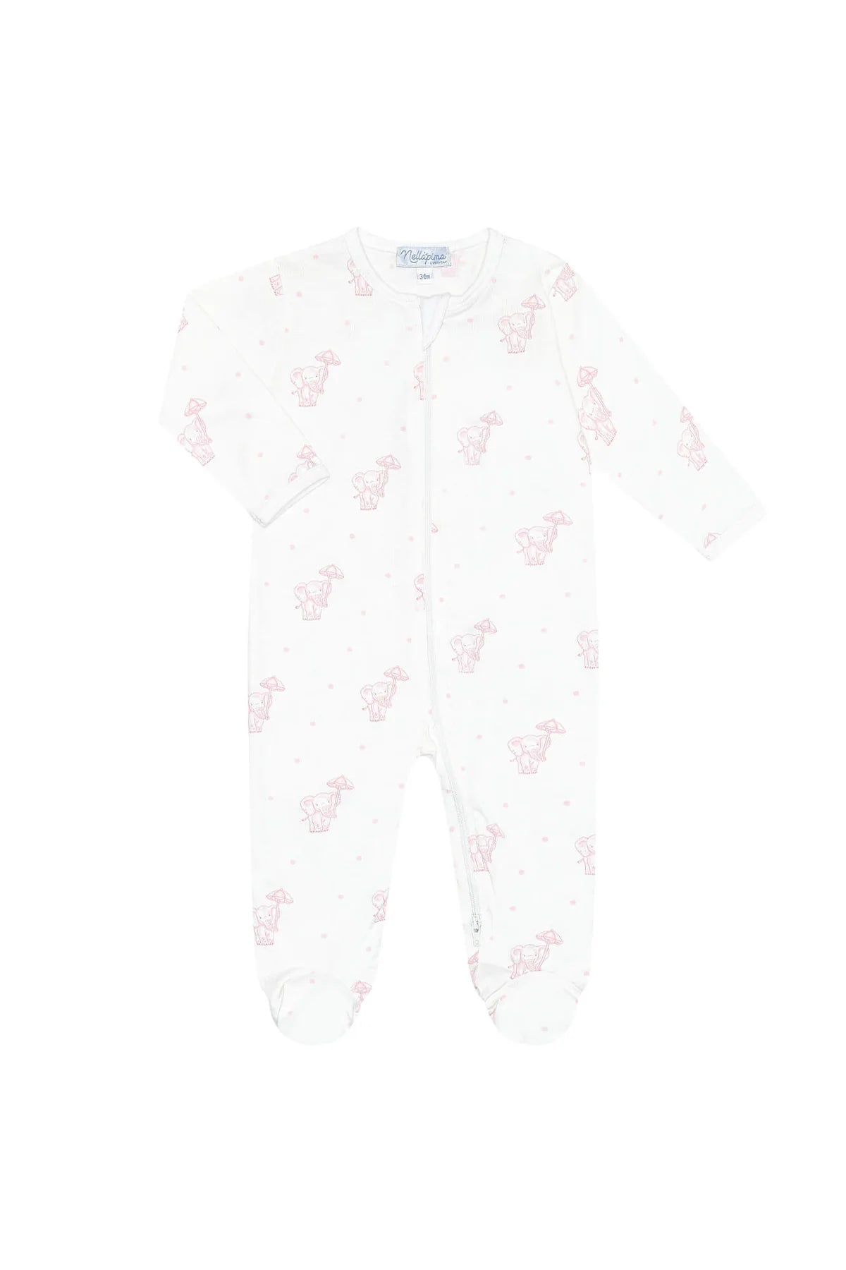 Nellapima Elephant Zipper Footie