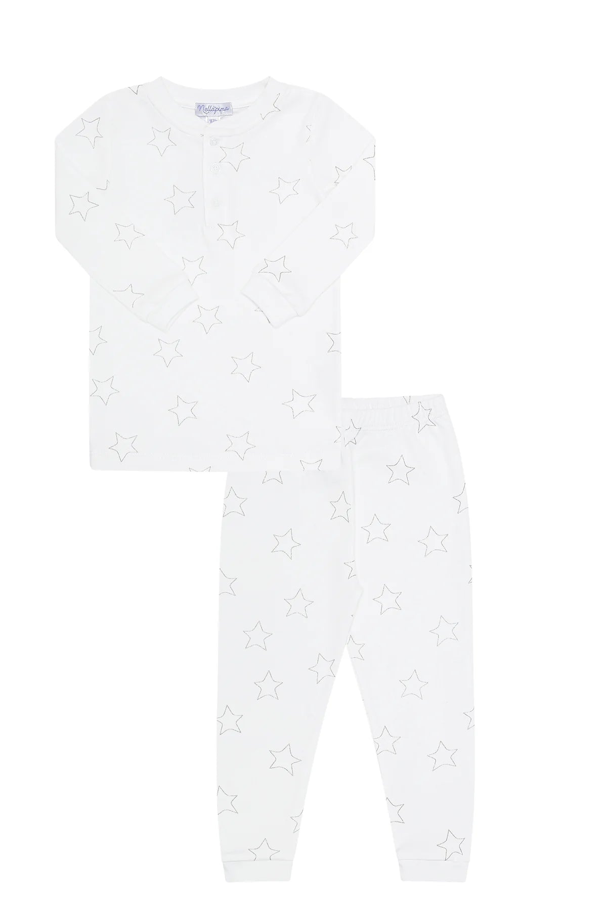 Nellapima Grey Stars Print Pajama