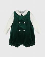 Luli & Me Velvet Boy Romper