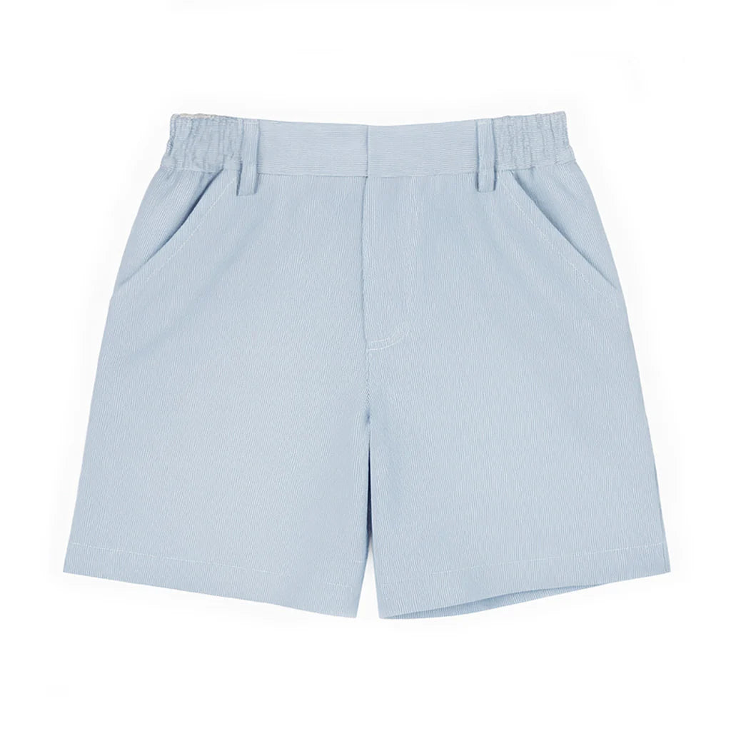 Florence Eiseman blue pincord boys shorts with belt loops