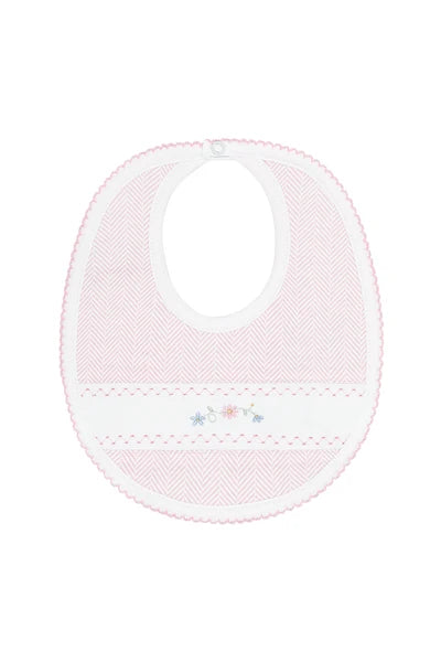 Nellapima Herringbone Embroidered Bib