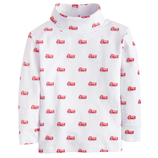 Little English Printed Turtleneck