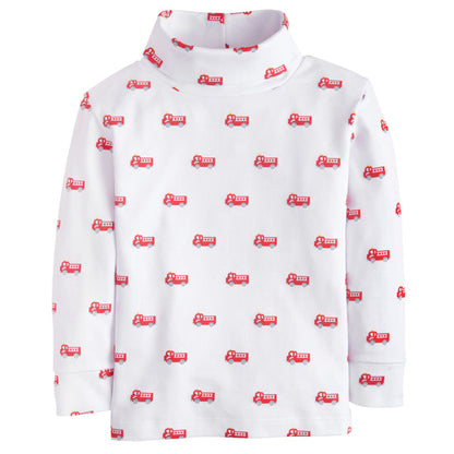 Little English Printed Turtleneck