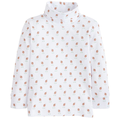 Little English Printed Turtleneck