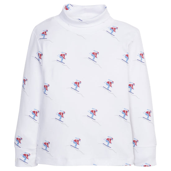 Little English Printed Turtleneck