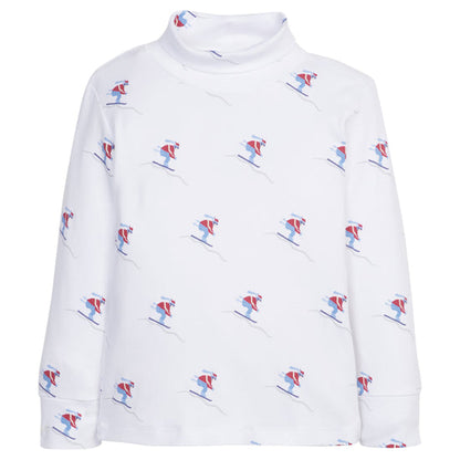 Little English Printed Turtleneck