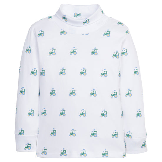 Little English Printed Turtleneck