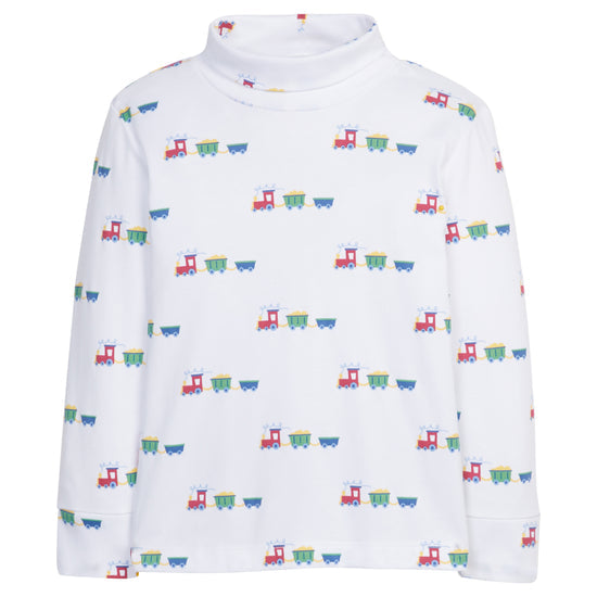Little English Printed Turtleneck