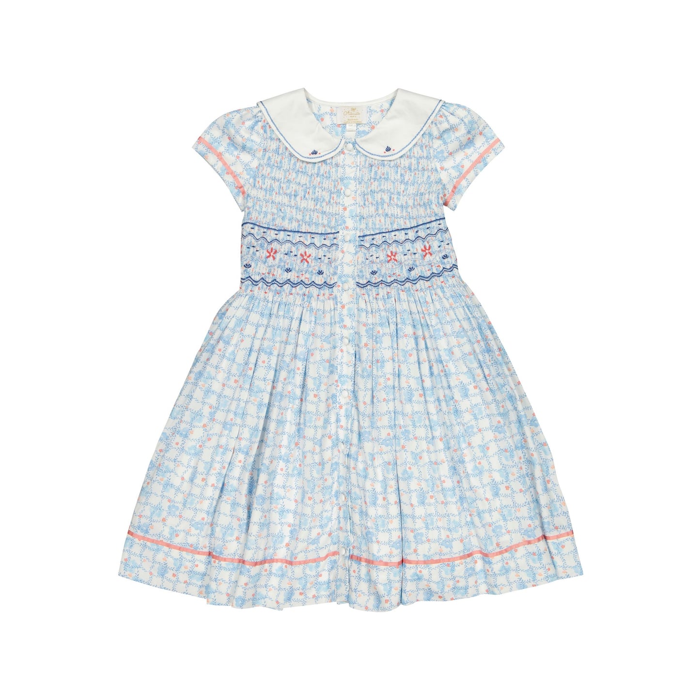 Antoinette Paris Riviera Floral Blue Dress