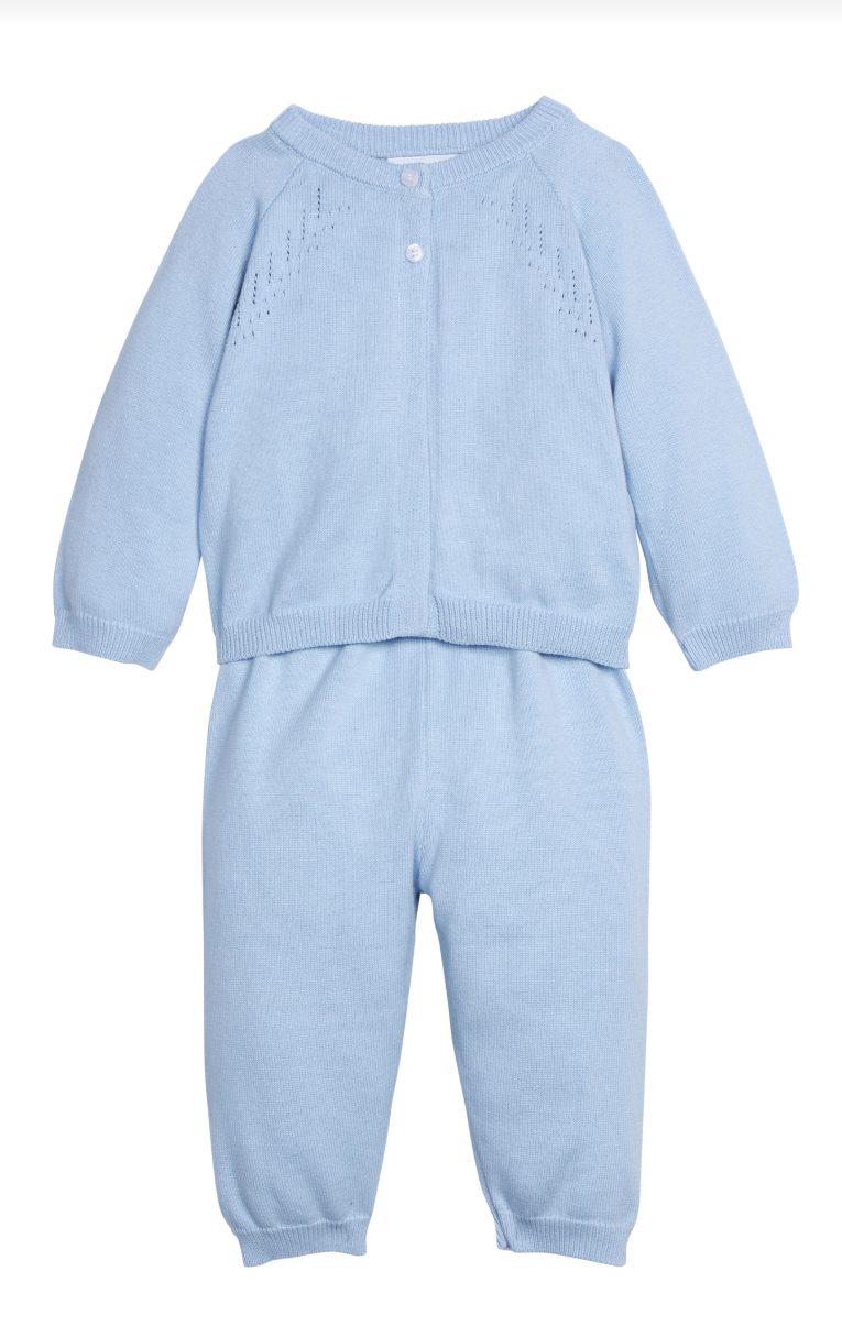 Little English Pointelle Knit Set