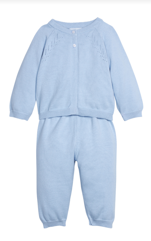 Little English Pointelle Knit Set