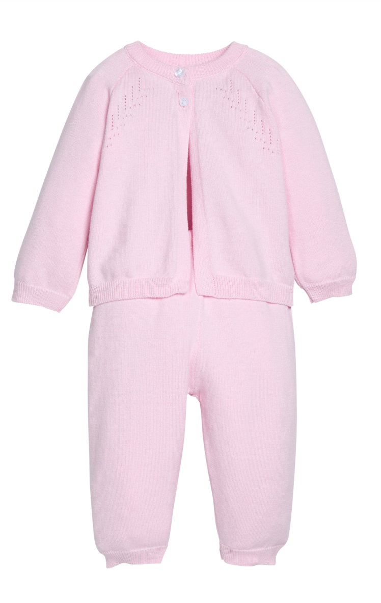 Little English Pointelle Knit Set