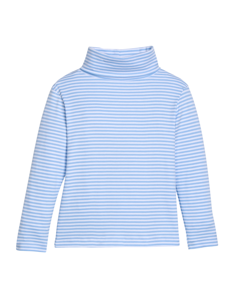 Little English Striped Turtleneck
