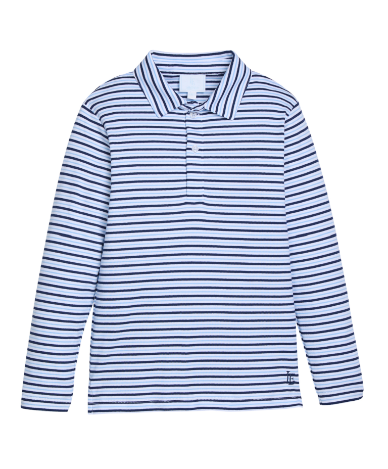Little English Long Sleeve Polo