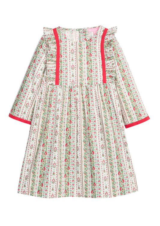 Bisby Porto Dress- St Moritz Floral Stripe