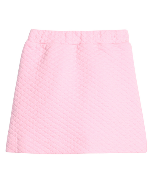 Bisby Quilted Mini Skirt- Bubblegum