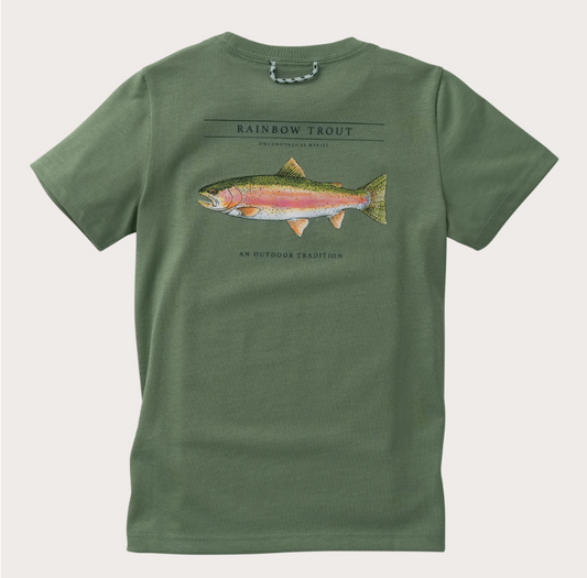 Prodoh Pro Performance Fishing Tee- Hedge Green